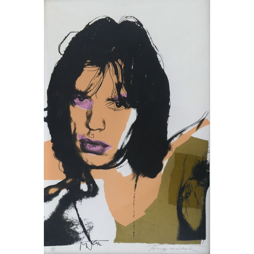 Andy Warhol ''Mick Jagger'' (F.&S. II.141) 1975 Screenprint