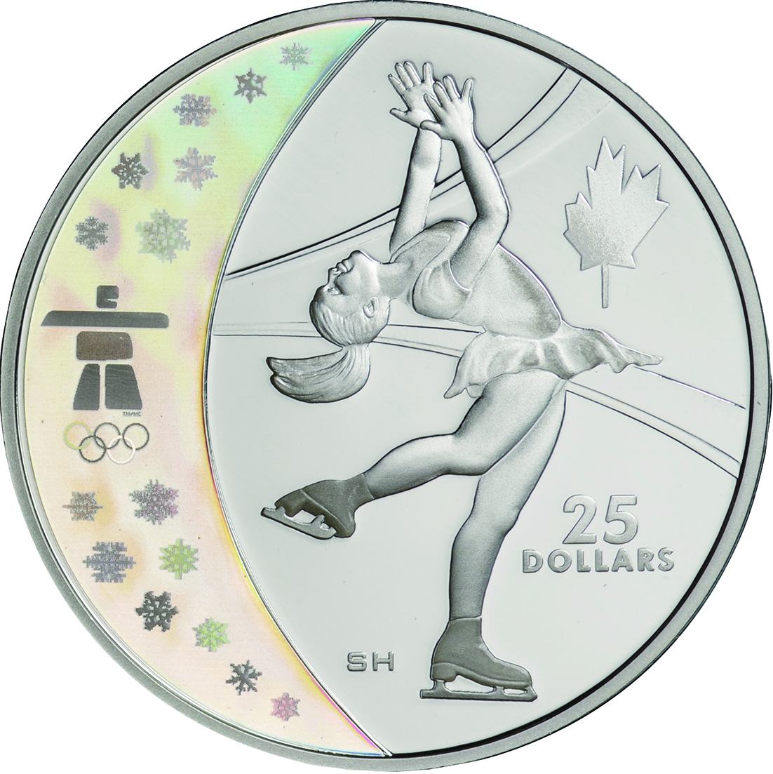 バンクーバー 2010 オリンピック冬季競技大会記念コイン『 ホログラム ...