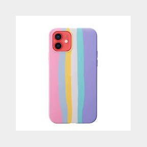 Silicone case for iphone 11 pro - Pastel Stripes Bar 9902030224825- 51748/12269 AS B3 (S9)