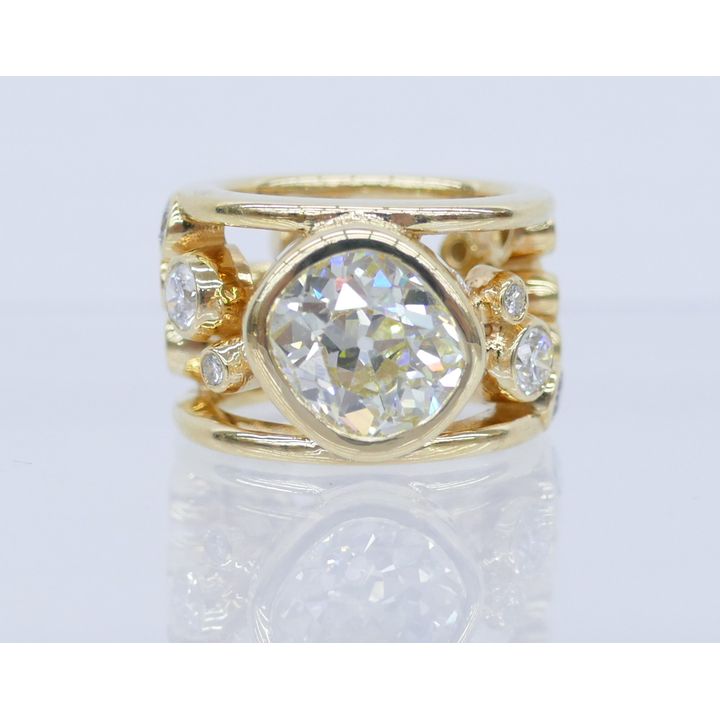 Robert Palma 4.48ct Diamond 18k Ring Size 6.5