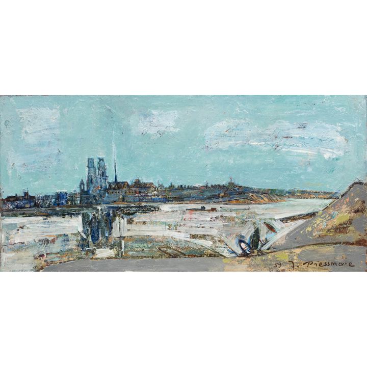 Joseph Pressmane | Loara skuta lodem w Orleanie, 1959 r.
