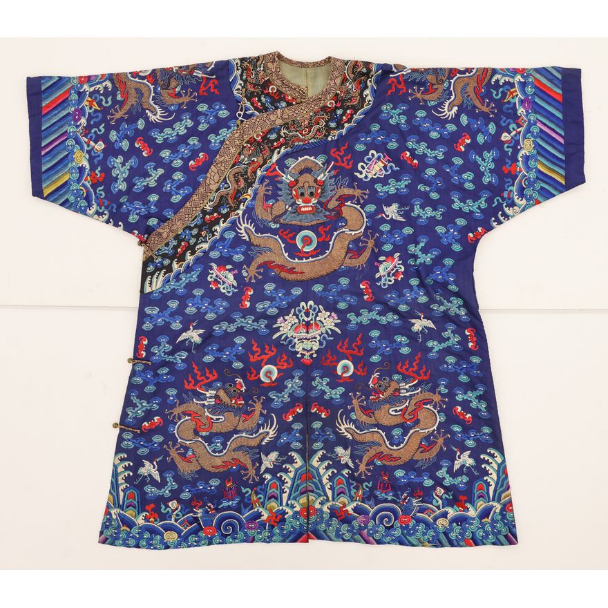 Chinese Silk Imperial Dragon Robe