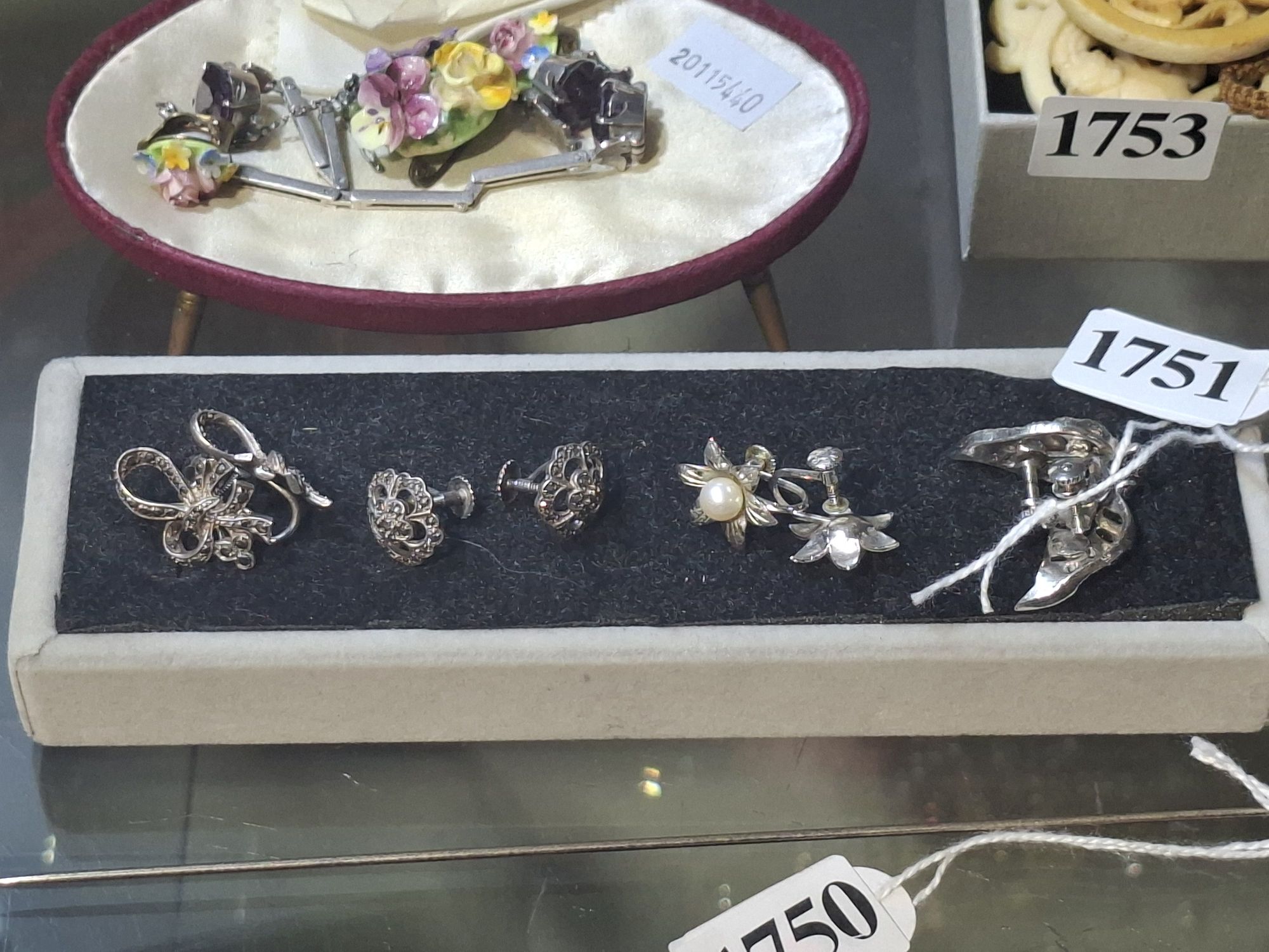 Silver Marcasite Earrings