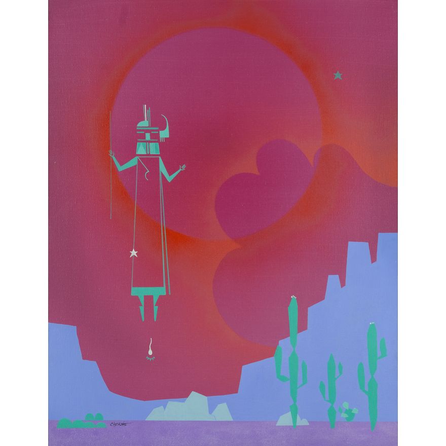 David Chethlahe Paladin (1926-1984): Evening Fantasy