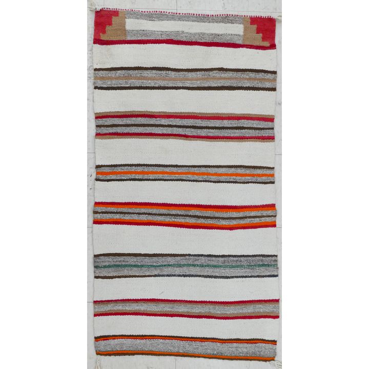 Navajo Striped Pattern Wool Rug