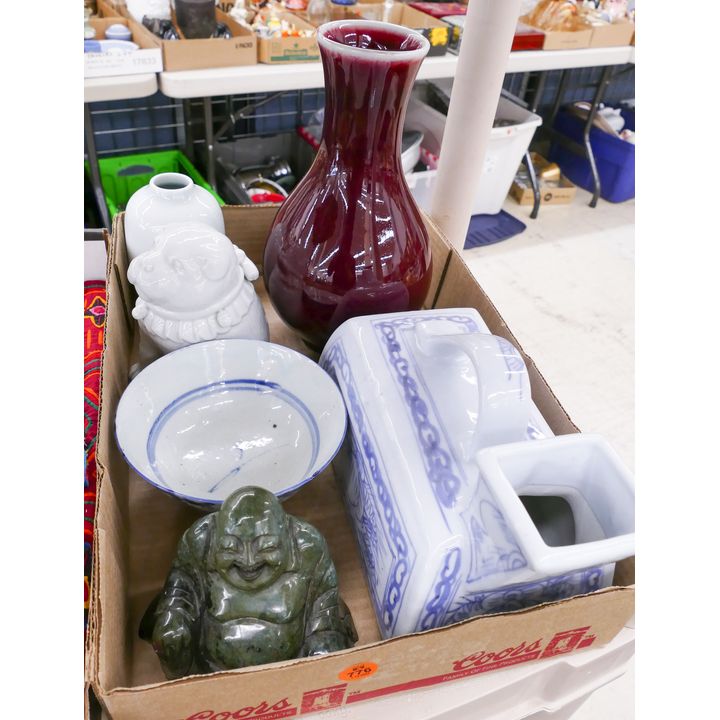 Box Asian Porcelain Etc