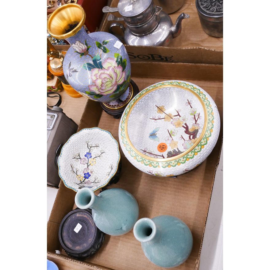 Box Chinese Cloisonne Etc