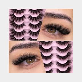 Luxury 3D Faux Mink Lashes Mixed Styles 8 pairs (High Maintenance) Fluffy and Voluminous 20 - 25mm long | PK 51695/158 B2 (S6)B2S6