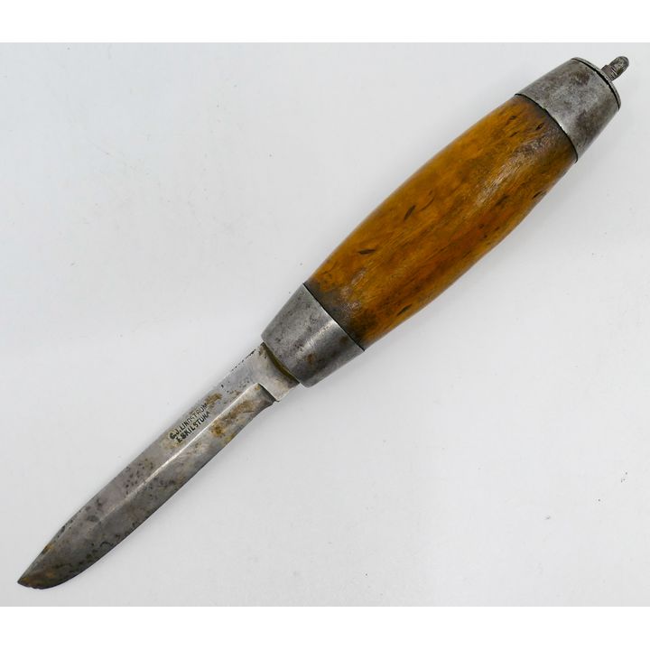 Antique Lindstrom Barrel Folding Pocket Knife 7''