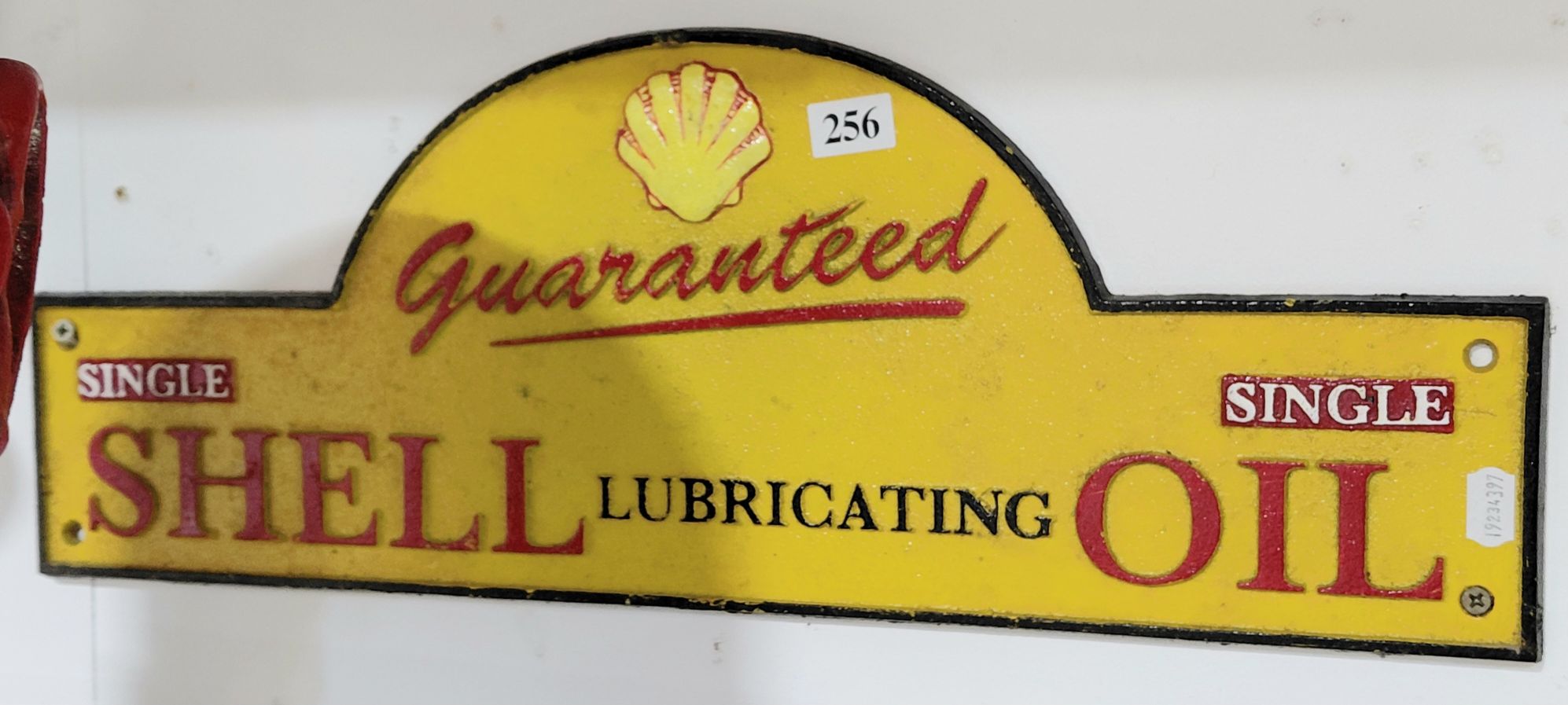 Shell Oil Cast Iron Sign