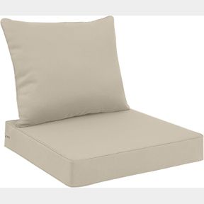 FAVOYARD OUTDOOR SEAT CUSHION SET 22 X 22 INCH WATERPROOF & FADE RESISTANT PATIO FURNITURE CUSHIONS WITH REMOVABLE COVER DEEP SEAT