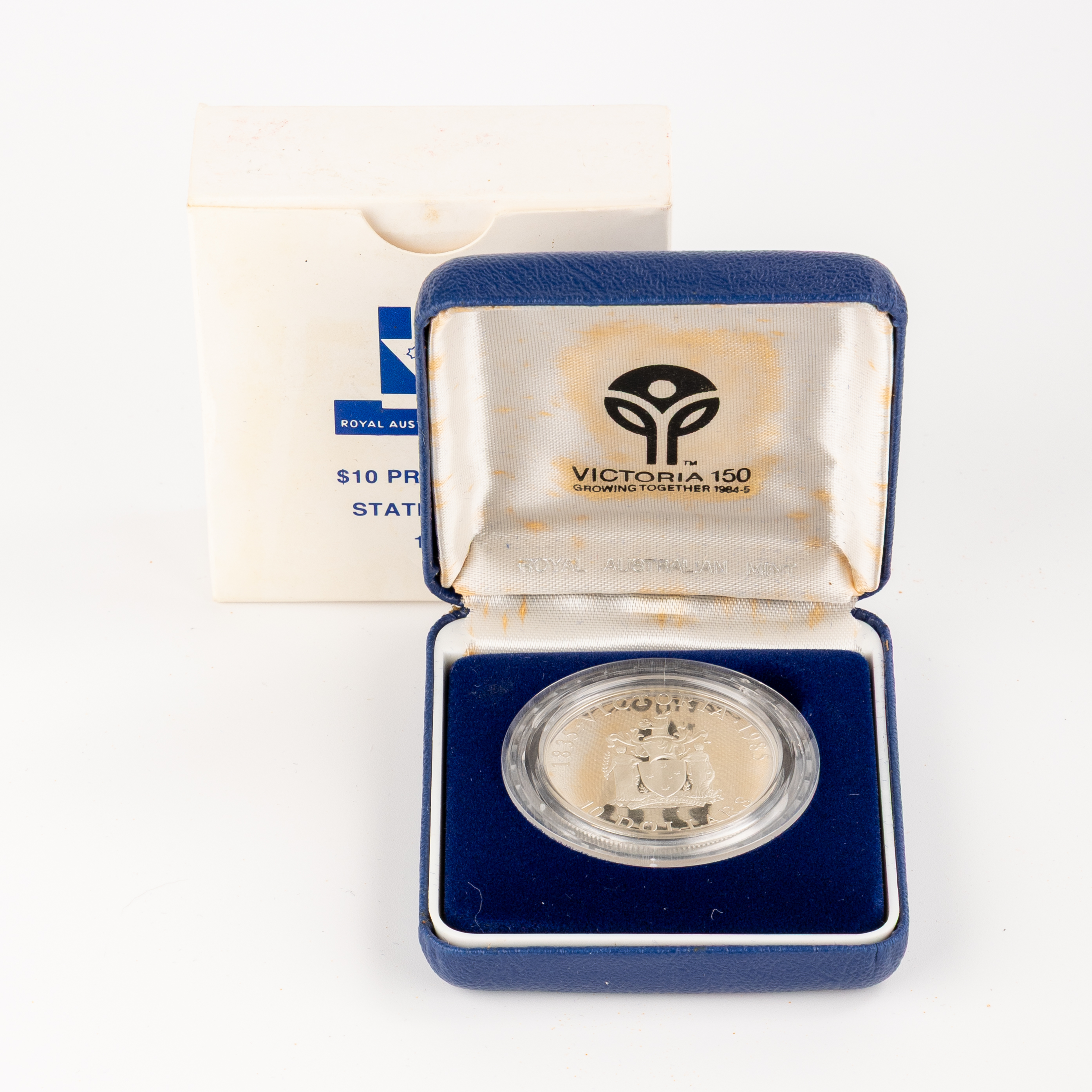 137 · State Series Silver Proof Coin, Ten Dollars, 1985, PCGS