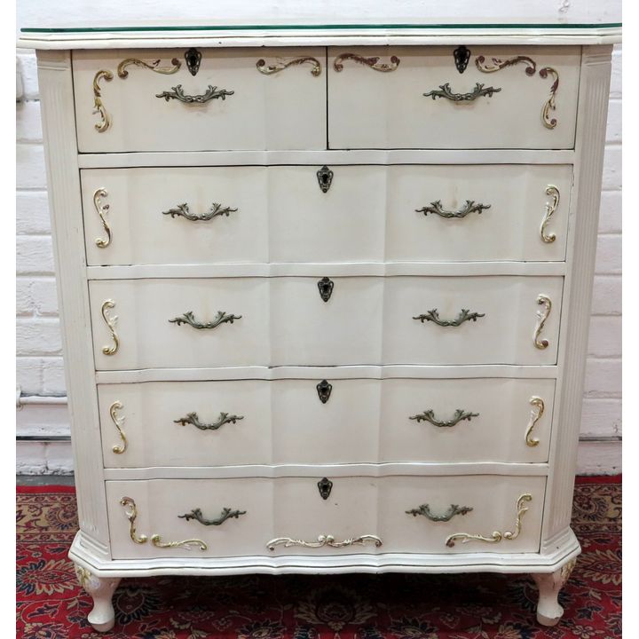 DUCOED CHEST OF DRAWERS