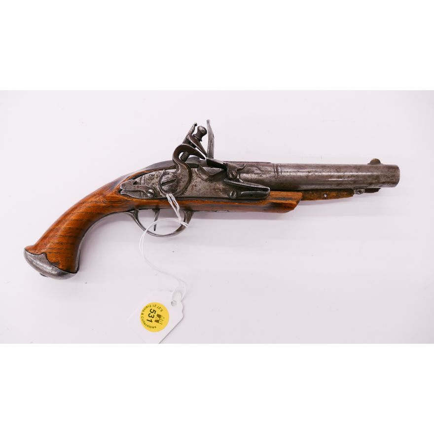 European 18th Century Flintlock Pistol- 9''- AS IS