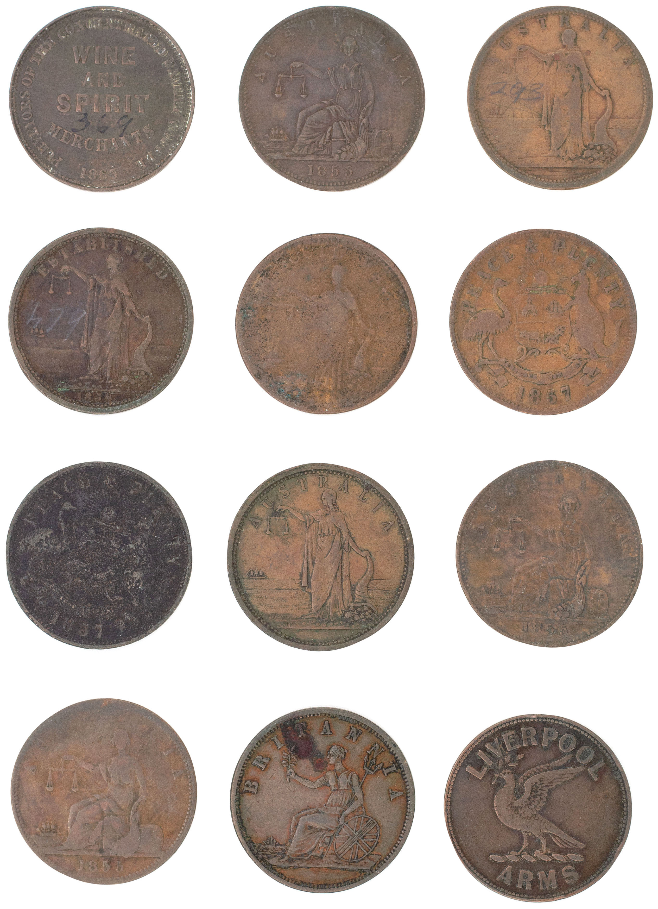 NSW, Penny, c.1860, VG - gVF