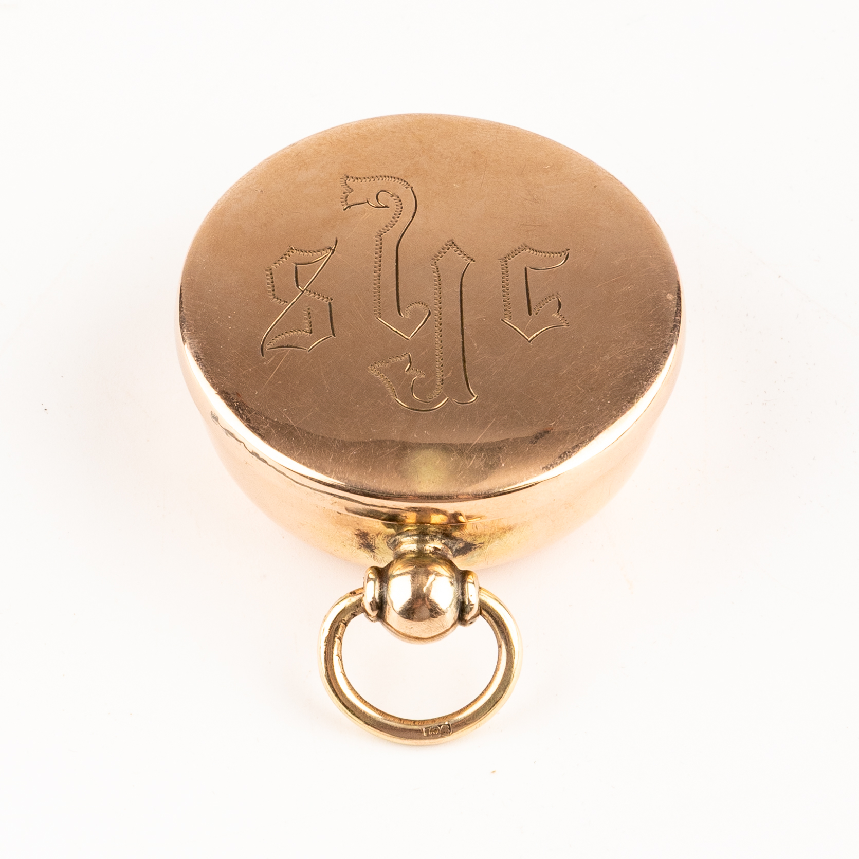 140 · Gold Pill Box, C. 1900,  gEF