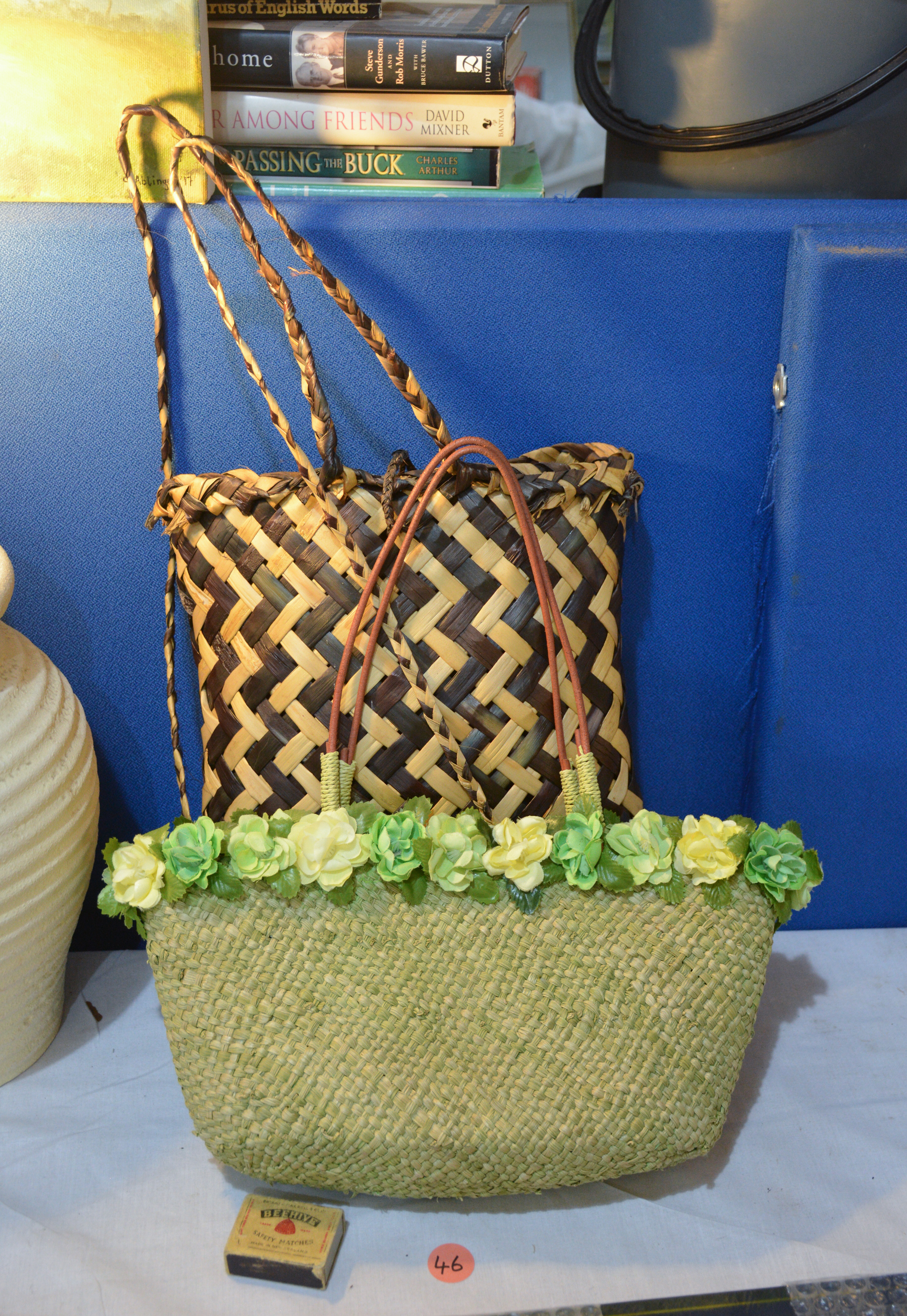 Woven Baskets x 2 — NZ auction result