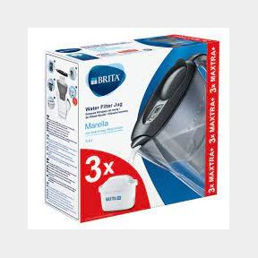 BRITA Marella Cool 2.4L Starter Pack - Includes - 3 MAXTRA cartridges - 51459/821 B4 (S2)