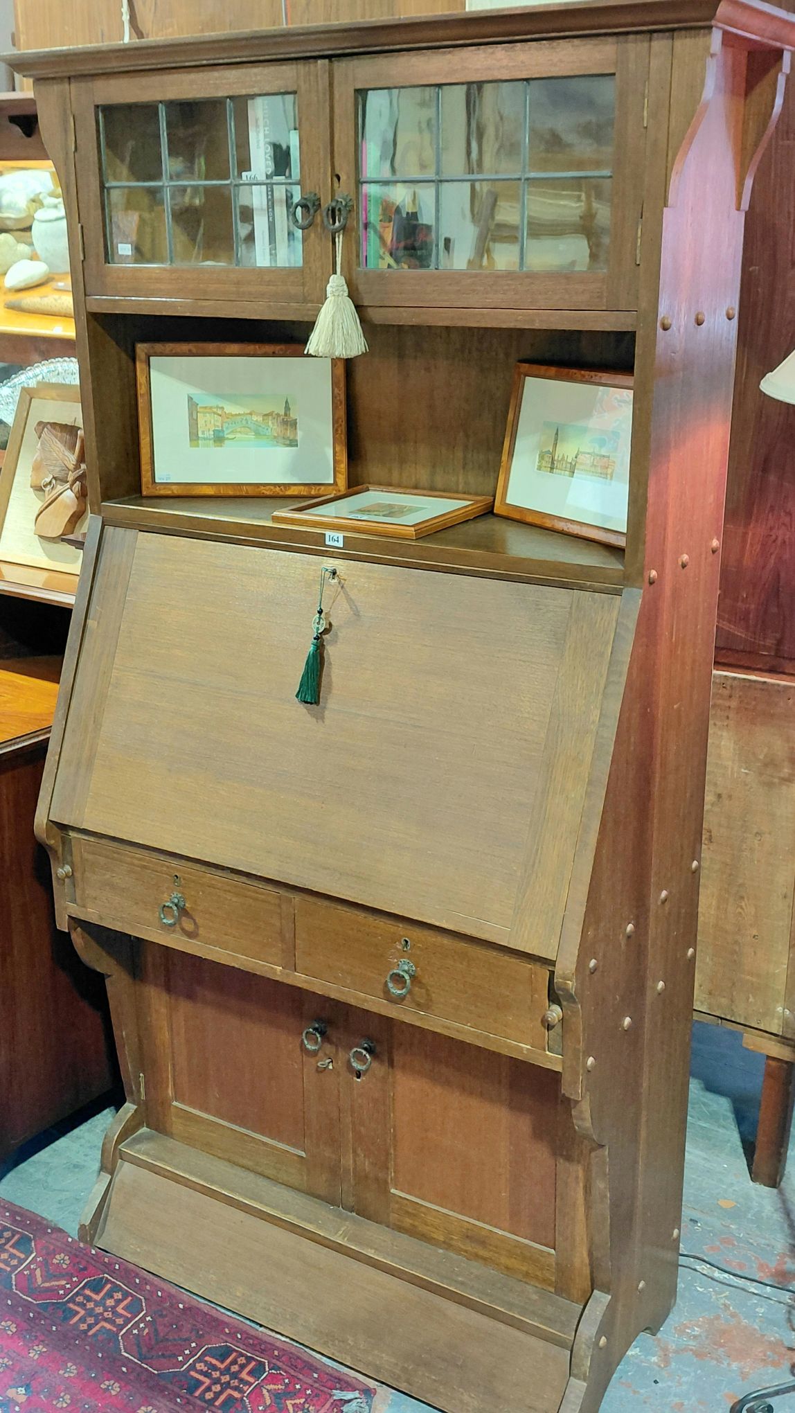 164 · ARTS AND CRAFTS BUREAU BOOKCASE