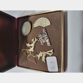 Sterling Dolphin Earrings, small brooch, 2 pendants