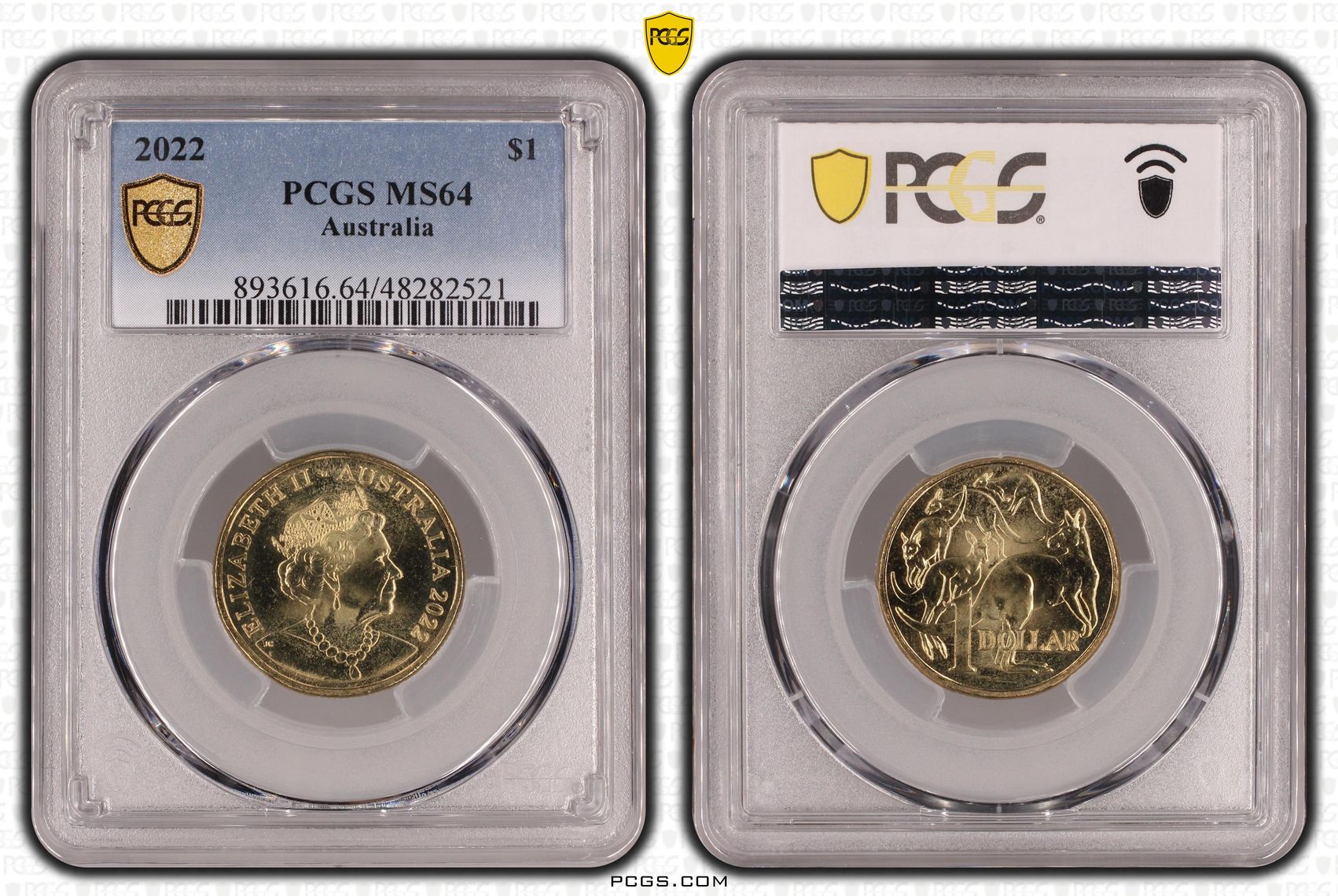 267 · One Dollar, 2022, PCGS MS64