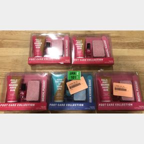 4X GIRLS JUST WANNA HAVE SUN FOOT CARE SET & HAVE THE TIME OF YOUR LIFE FOOT CARE SET