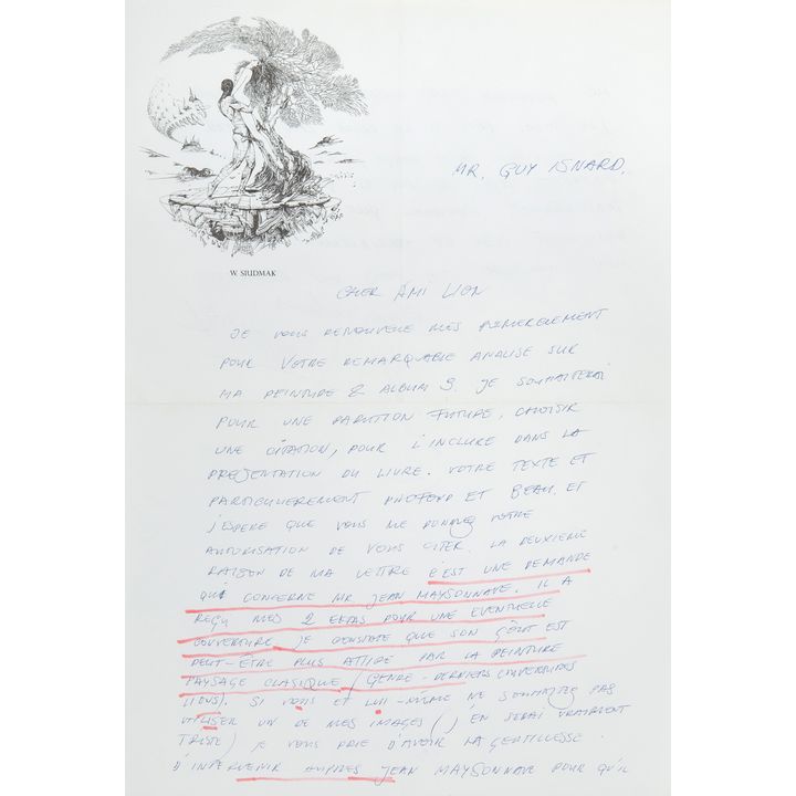 Wojtek Siudmak | List Wojciecha Siudmaka