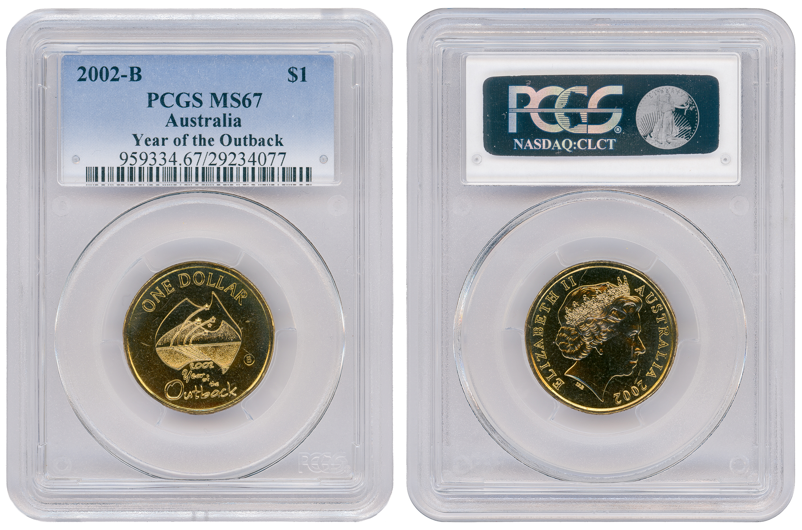 Year of the Outback, One Dollar, 2002-B, PCGS MS67