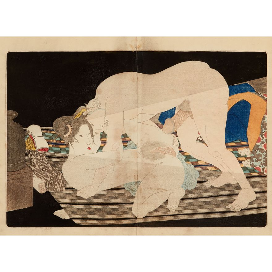 Utagawa Kunisada A double page
