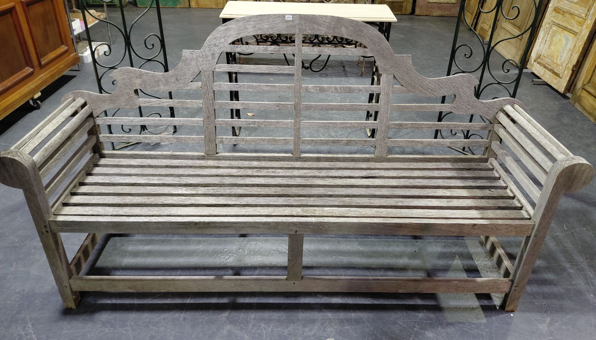 434 · TEAK GARDEN BENCH SEAT