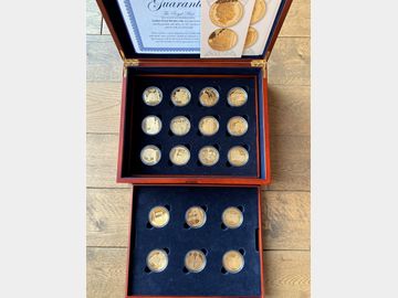 2006 ELIZABETH II SILVER PROOF 'THE GOLDEN STEAM AGE' SET (18 COINS)