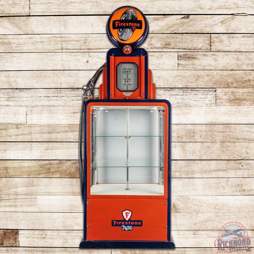 Wayne 50 Showcase Firestone Gas Pump