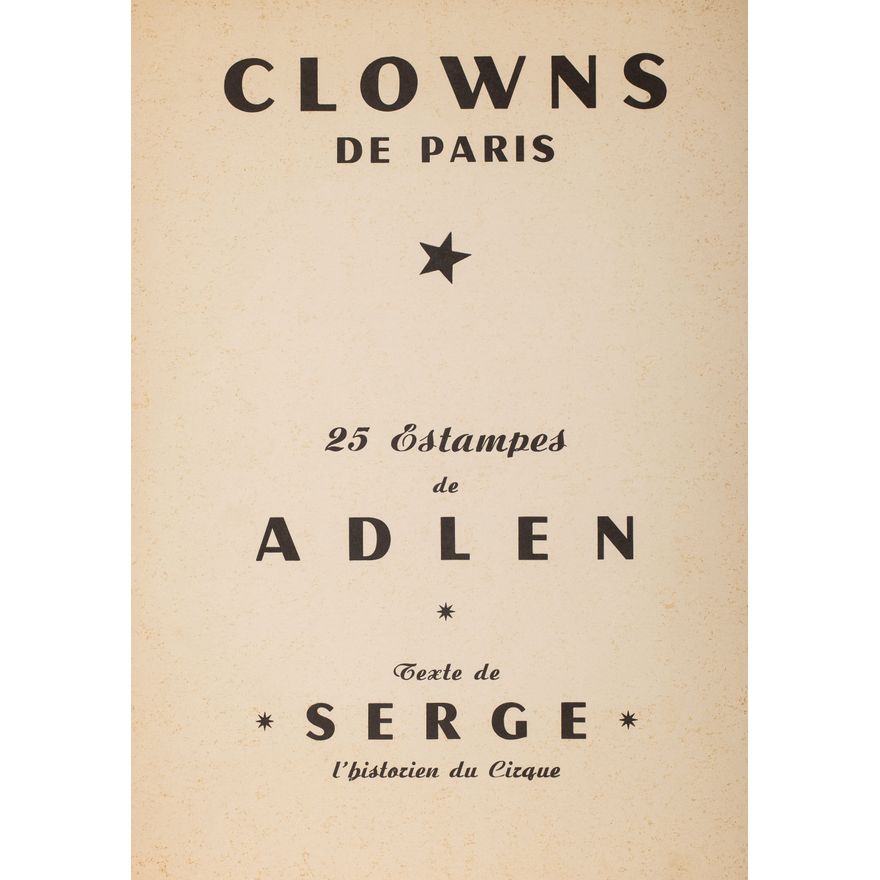 Michel Adlen | Clowns de Paris, 1959 r.