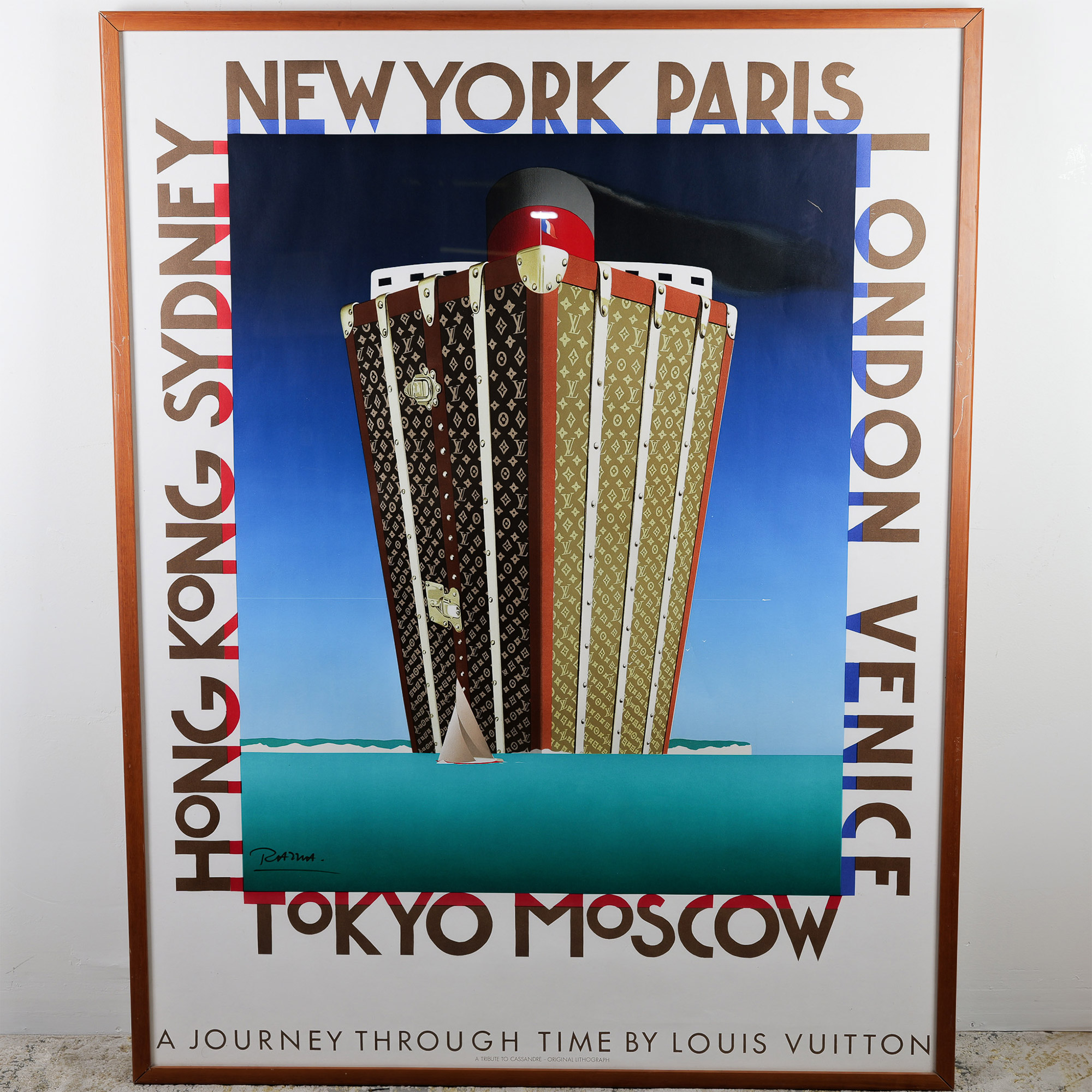 Razzia for Louis Vuitton Poster Tribute to Cassandre | Lion