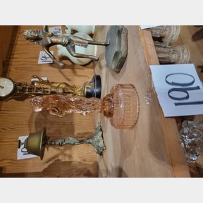 Antique Cambridge Glass Bashful Charlotte Center Piece