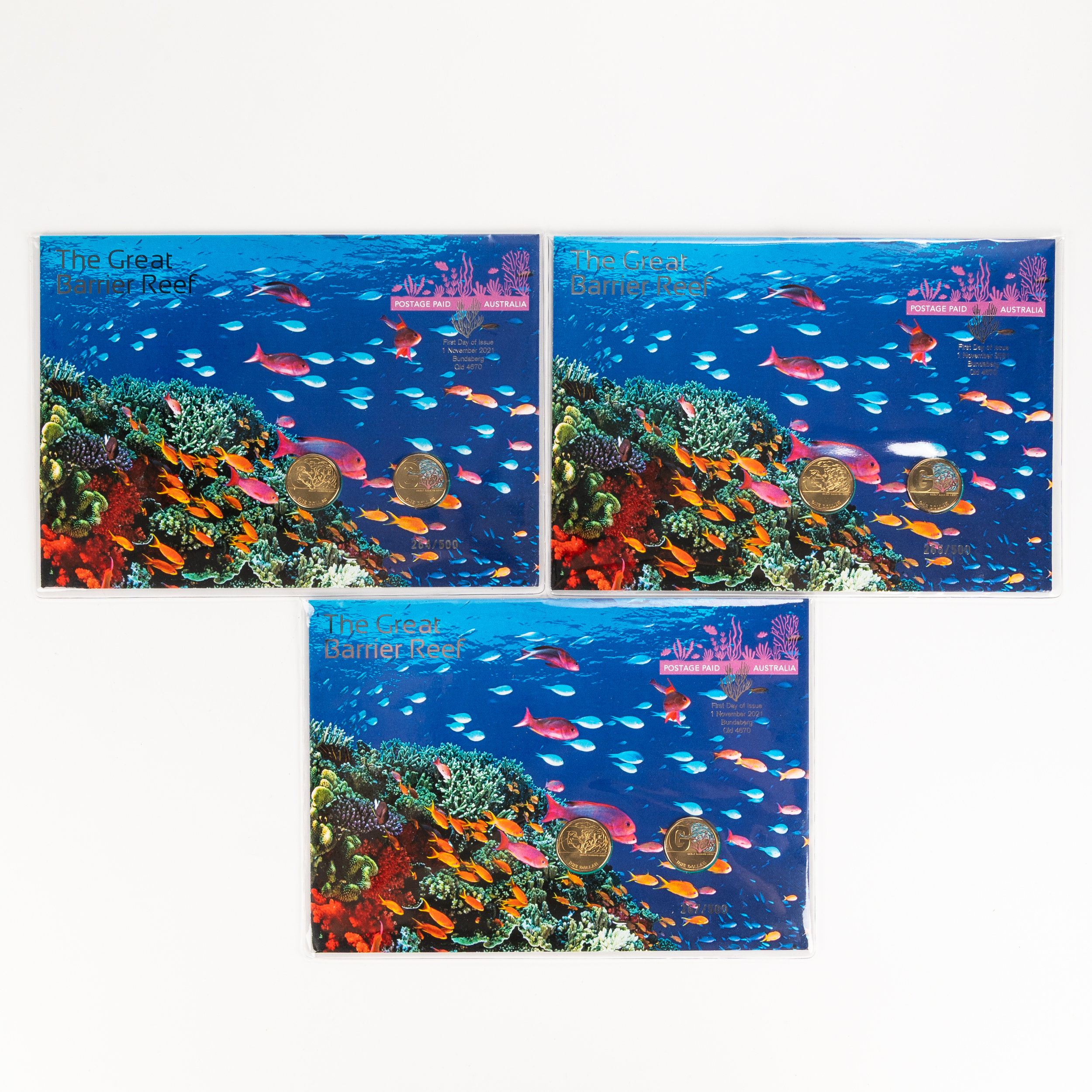 Elizabeth II, The Great Barrier Reef, One Dollar, 2021, UNC
