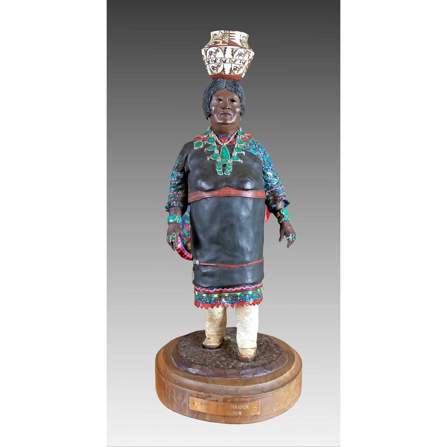 Zuni Water Maiden by Pat Mathiesen (1934- )