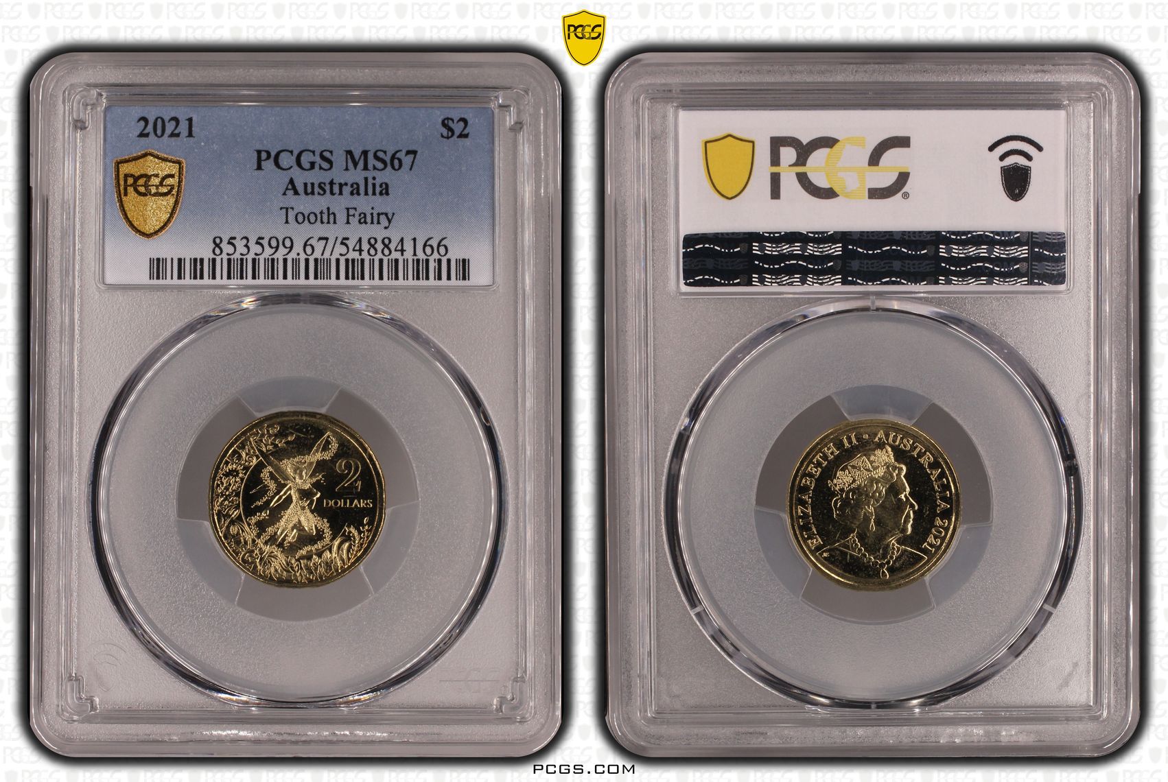 Tooth Fairy, Two Dollar, 2021, PCGS MS67