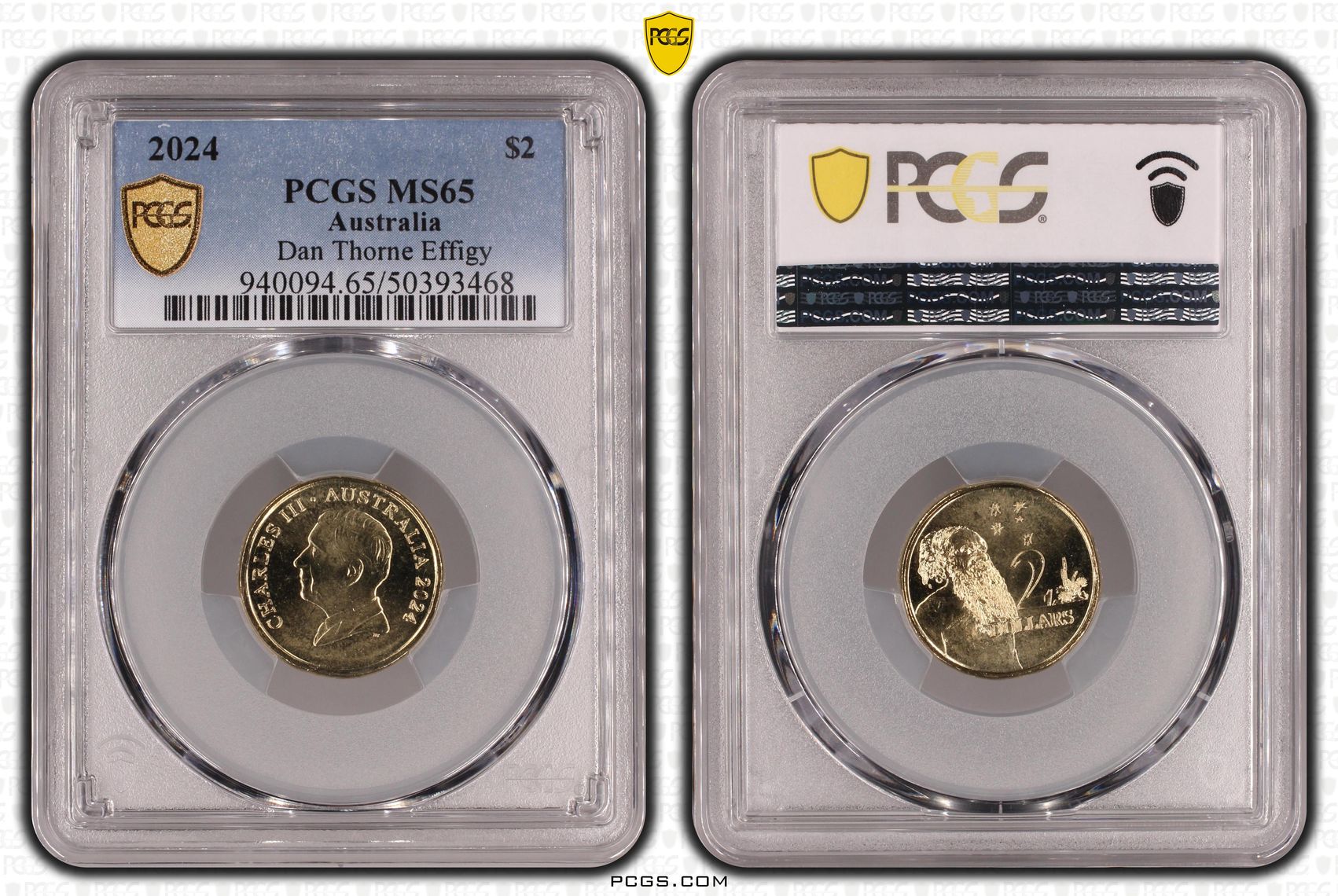 Dan Thorne Effigy , Two Dollar, 2024, PCGS MS65