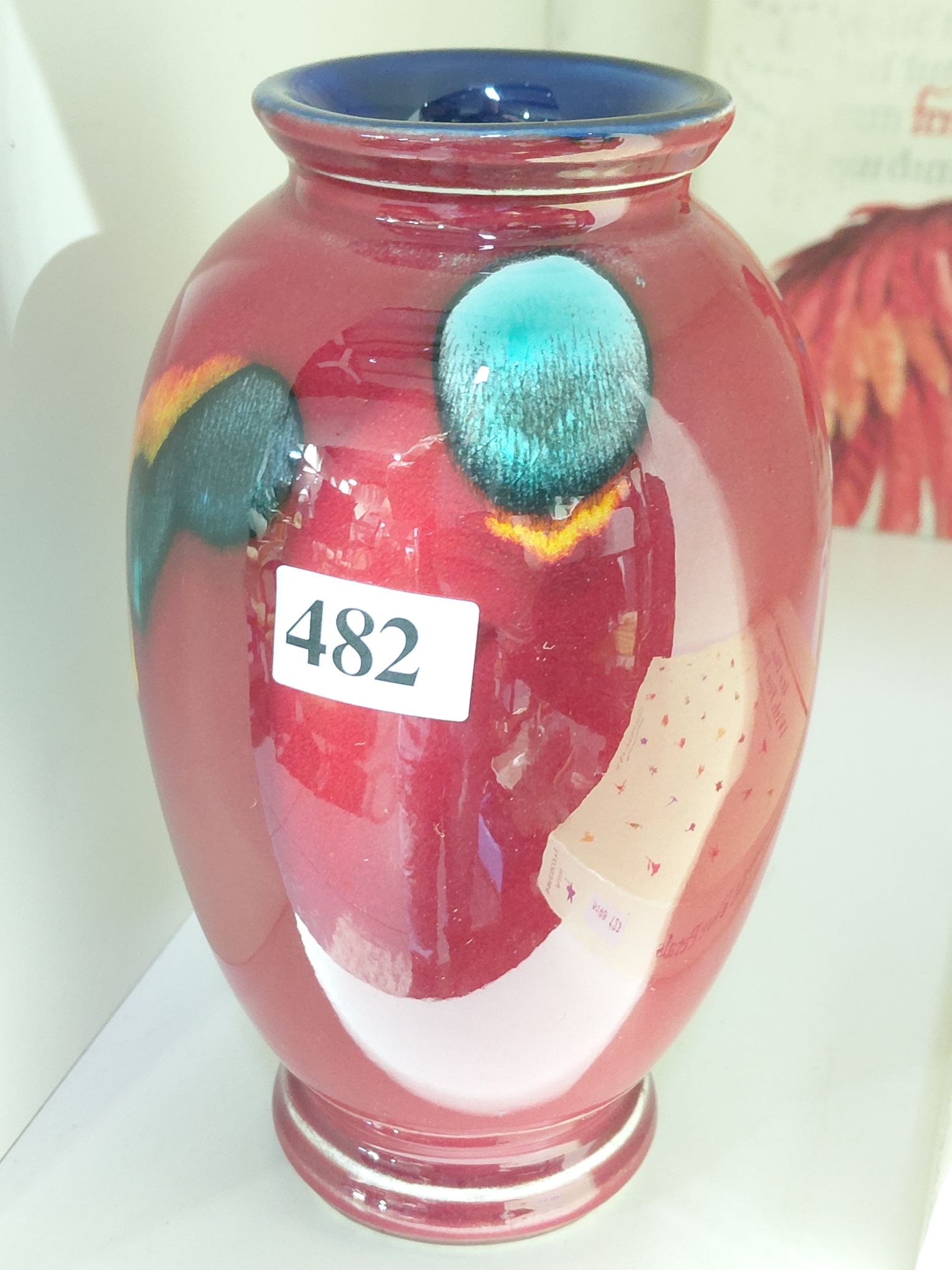 482 · POOLE POTTERY ENGLAND VASE