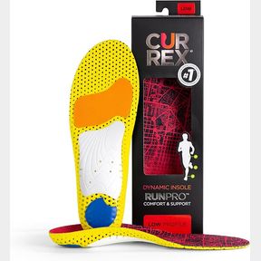 CURREX RunPro Insoles for Prevent Injuries & Boost Performance Low Arch, 2X Size