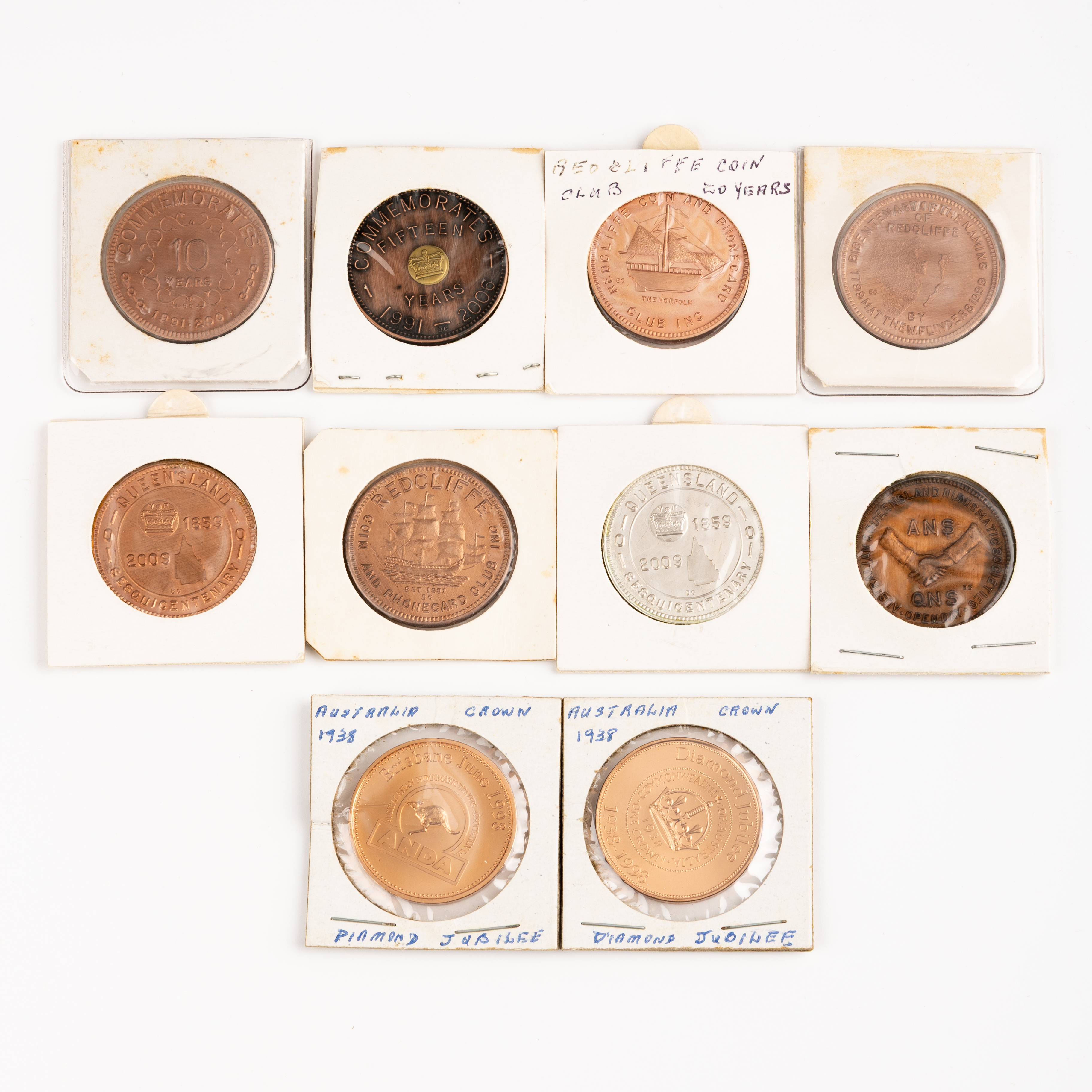 Redcliffe Coin & Phonecard Club Inc, 1999 - 2011, UNC - CHU