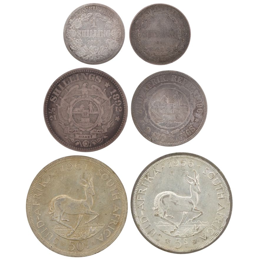 South Africa, Kruger, ZAR, Halfcrown, 1892, Fine