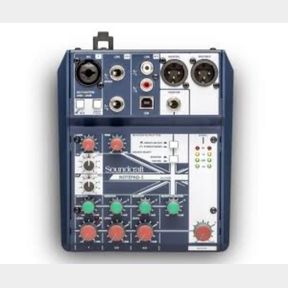 Soundcraft Notepad-5 - Small-Format Analog Mixing Console with USB I/O -- 51743/1234 AS B2 (S6)