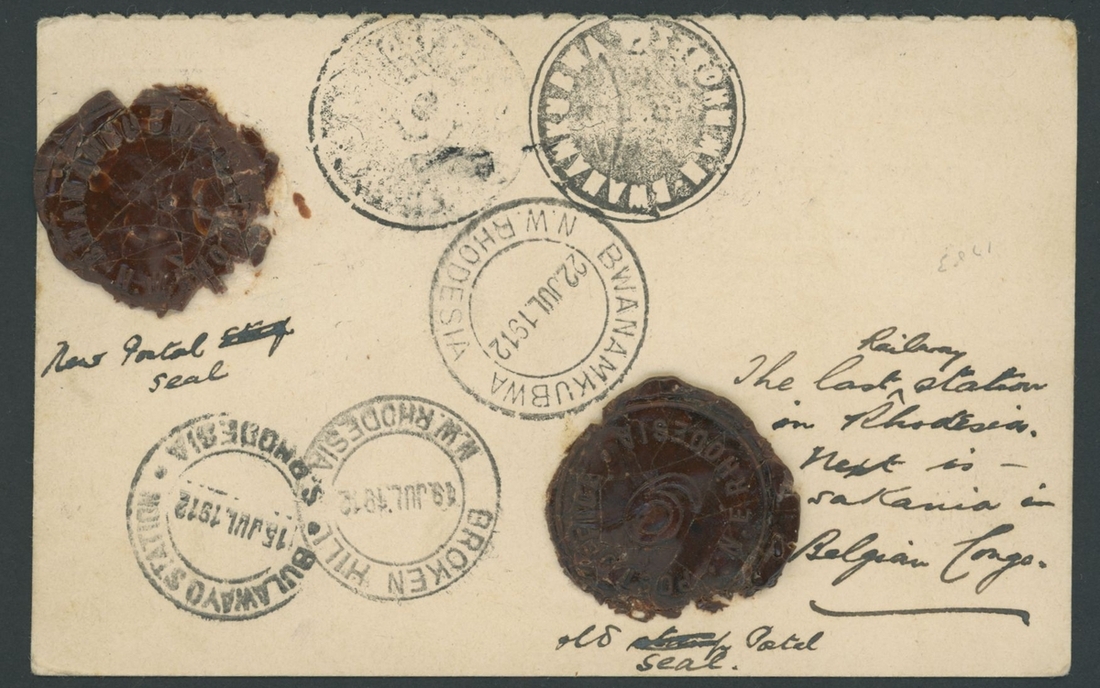 Rhodesia Covers and Cancellations The following seven lots comprise ...
