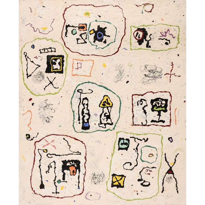 Alden Mason ''Jeepers'' 2002 Acrylic