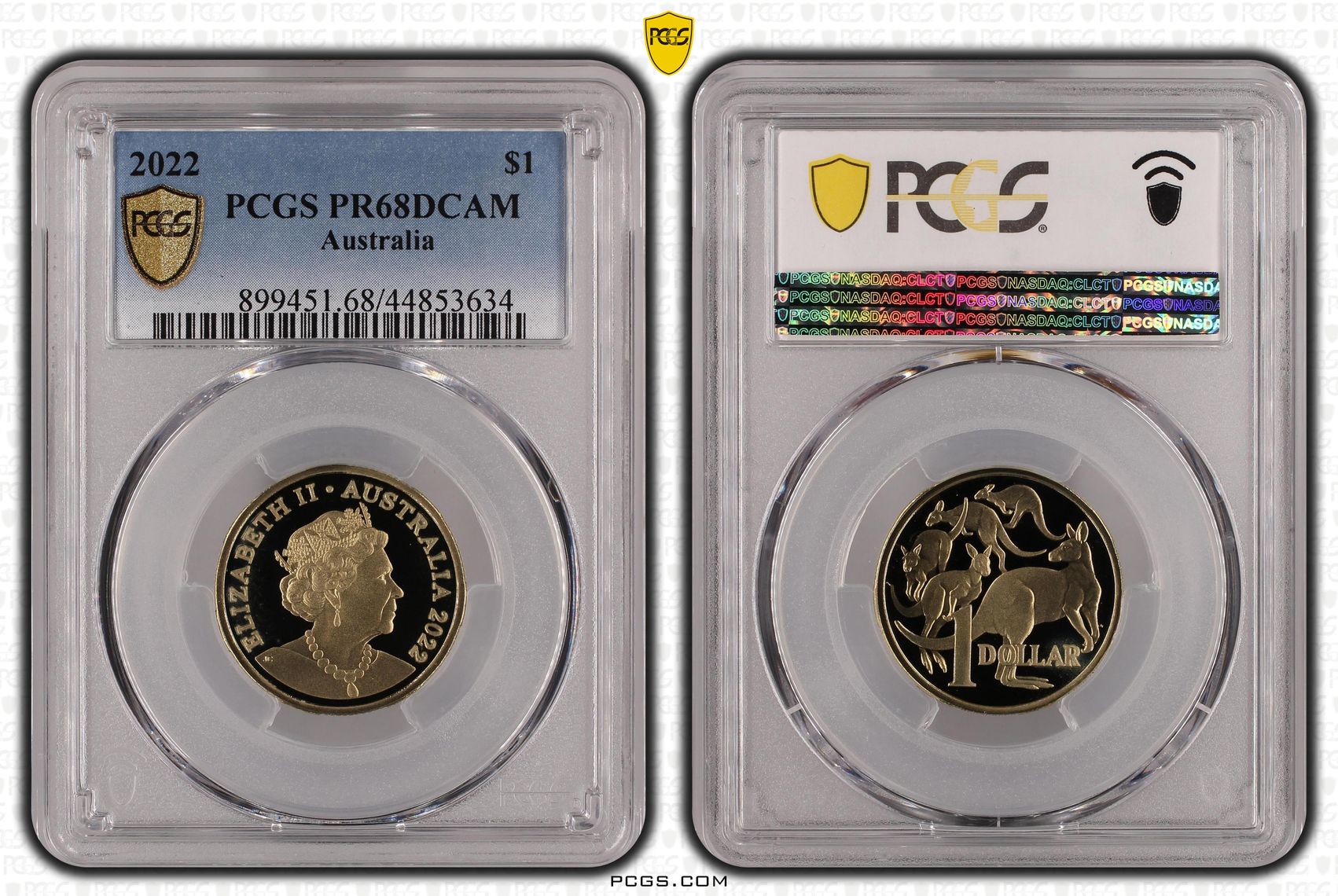 One Dollar, 2022, PCGS PR68DCAM