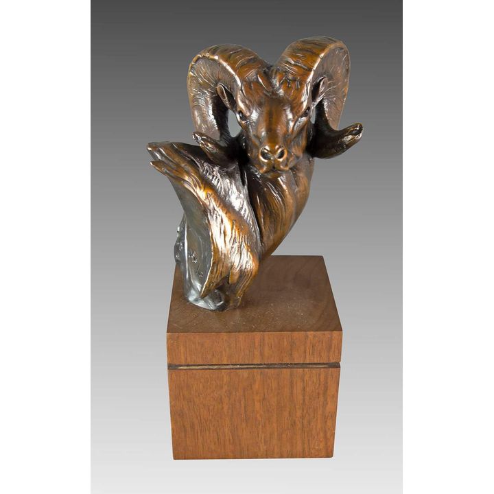 Big Horn Portrait by Dan Ostermiller (1956- )