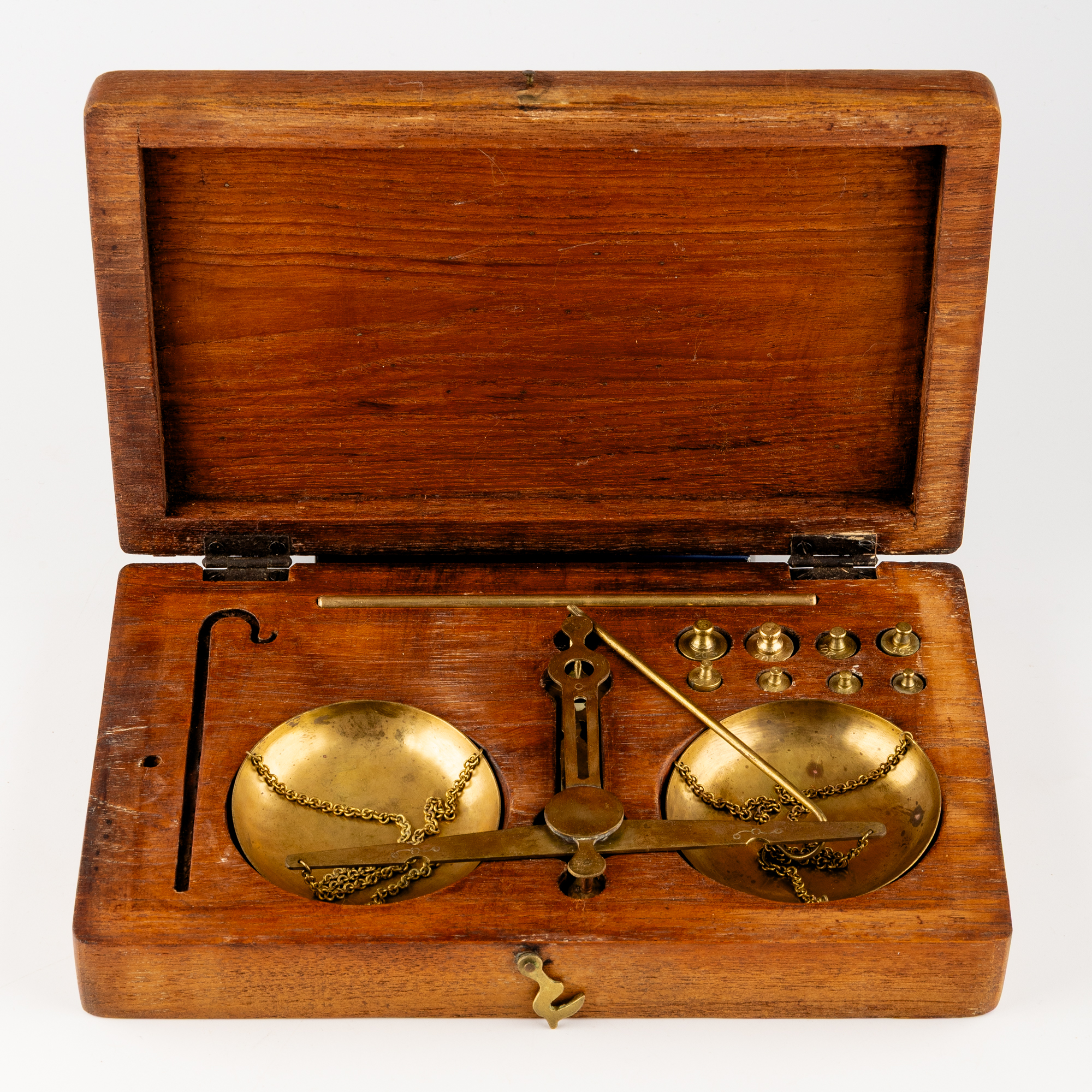 196 · Brass Scientific Scales, C.1900,  VF