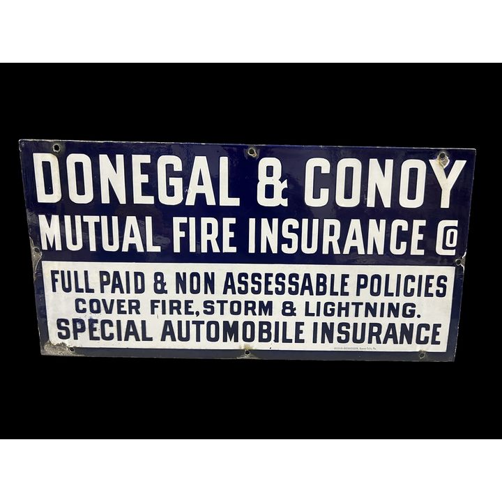 Donegal Conoy Fire Insurance Special Automobile Insurance